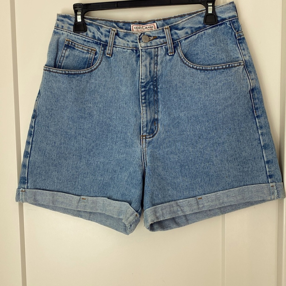 Vintage 90s Guess jean shorts.